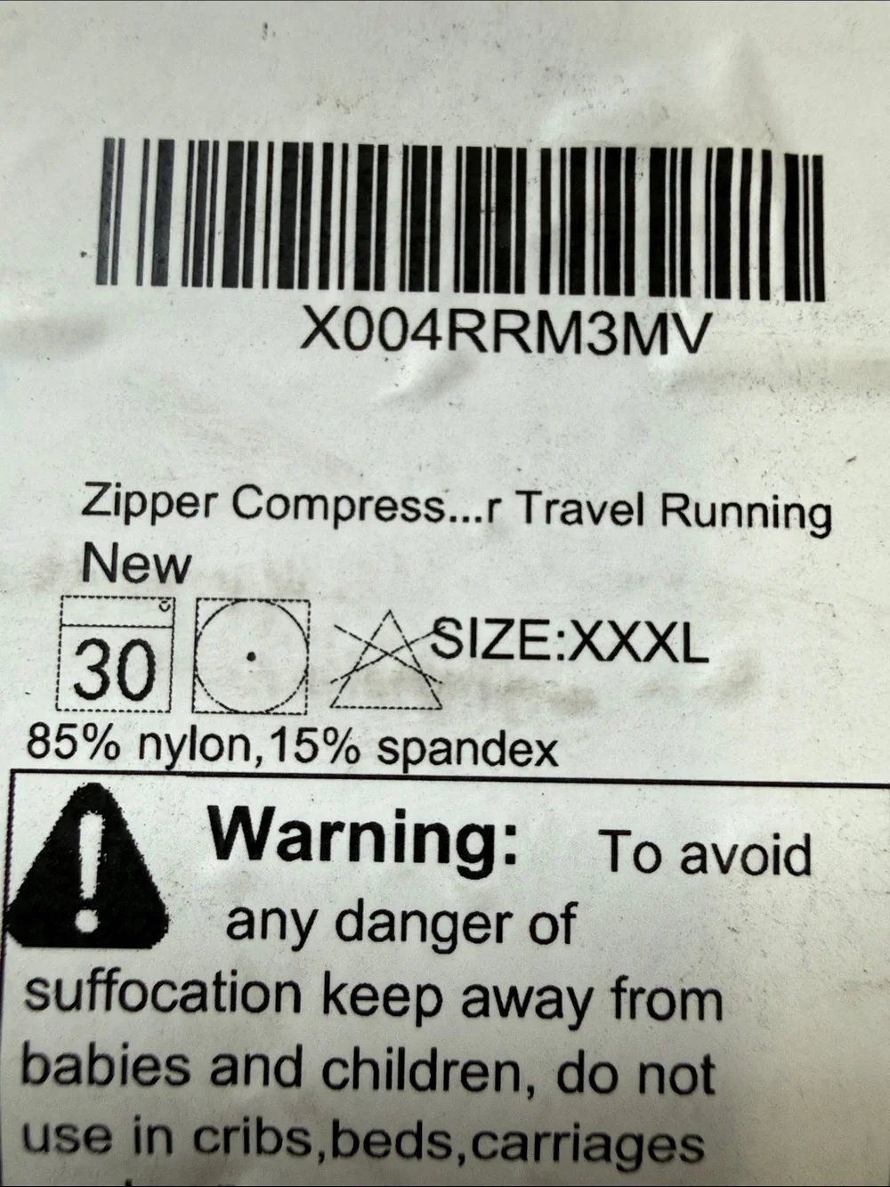 3 pair Zippered Compression Socks Toe Style XXXL